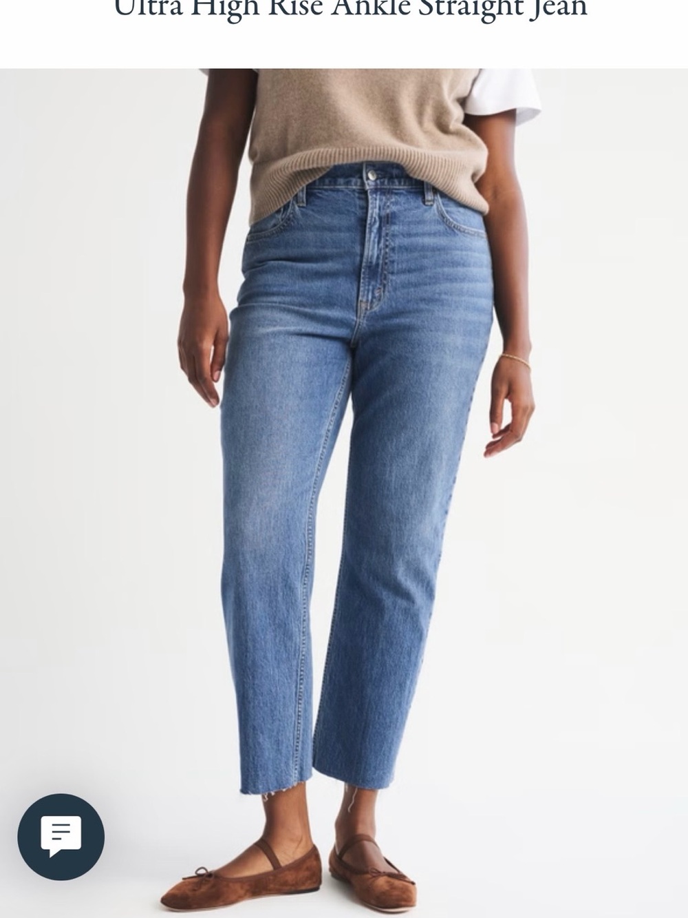 Abercrombie & Fitch High-Rise Ankle Jeans